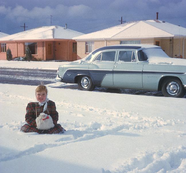 0270-Judy in snow.jpg - Judy.  Locust Street, Denver.